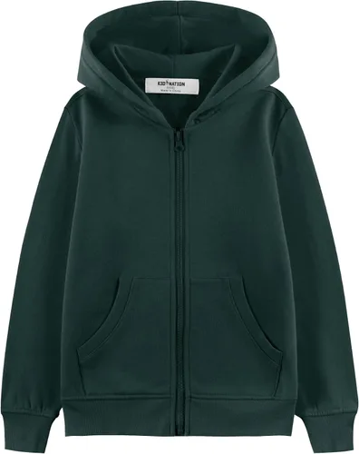 Vista 18 de Kid Nation Sudadera con capucha para niños o niñas de 4 a 12 años Negro