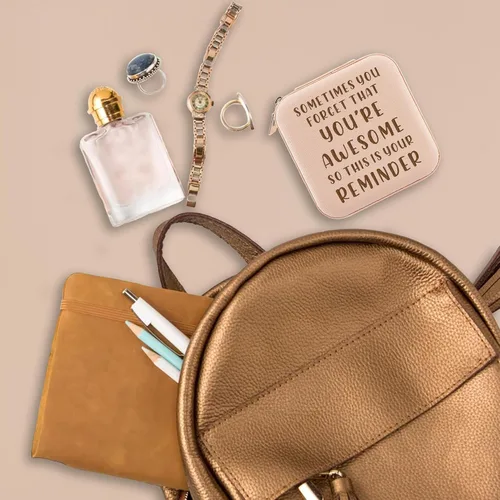 Vista 7 de Inspirational Gifts for Women Sometimes You Forget That You Are Awesome so This Is Your Reminder Jewelry Organizer Gift for Woman Friends, Birthday
