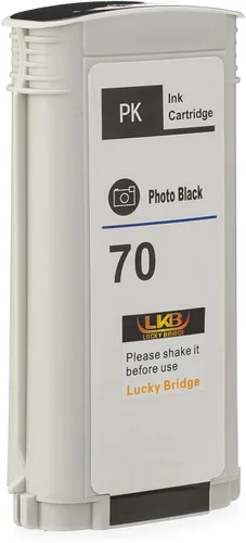 Vista 5 de LKB 8PK - Cartucho de tinta compatible con HP70 con 4.4 fl oz de uso con HP Designjet Z2100 Z5200 Z3200 Z3100 Z5400 (paquete de 8 HP70) – EE. UU