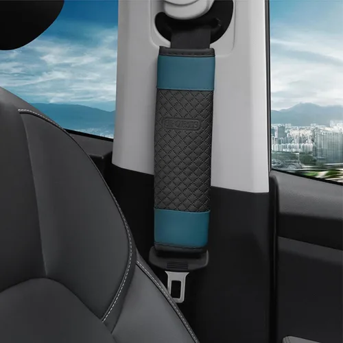 Vista 5 de Bittwee Cojín para Cinturón de Seguridad del Coche para Hombro, 2 Piezas, Funda Suave para Arnés Automotriz para Cojín de Cuello y Correa Protectora
