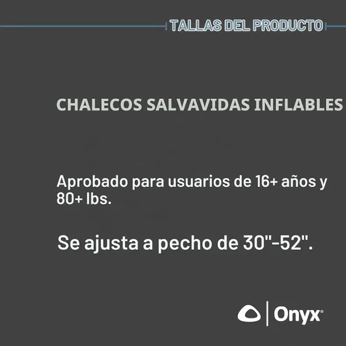 Vista 11 de Onyx A/M-24 Chaleco salvavidas inflable automático/manual, aprobado por la Guardia Costera de los Estados Unidos, perfil bajo, diseño compacto Azul