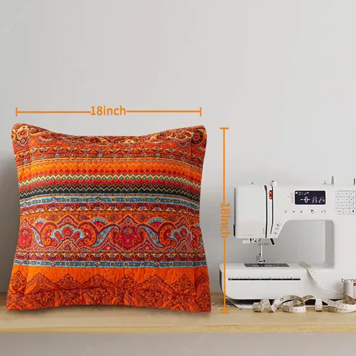 Vista 6 de BEDIFANY 5 piezas de edredón de algodón tamaño Queen con fundas de almohada