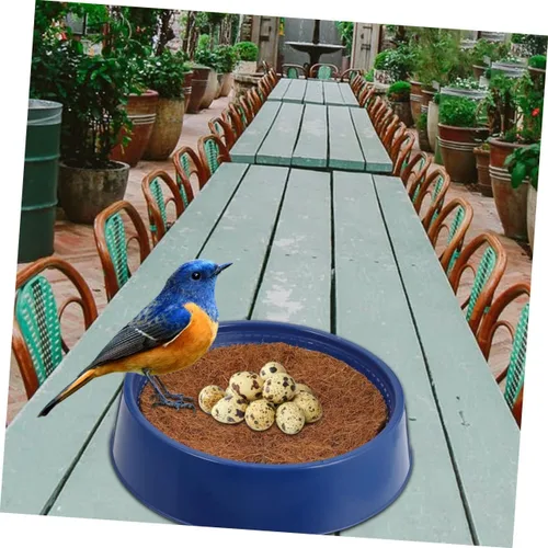 Vista 9 de 1 juego de almohadillas compactas para nido de pájaros, accesorios de anidación de palomas reemplazables para cría de eclosión adecuadas para jaula