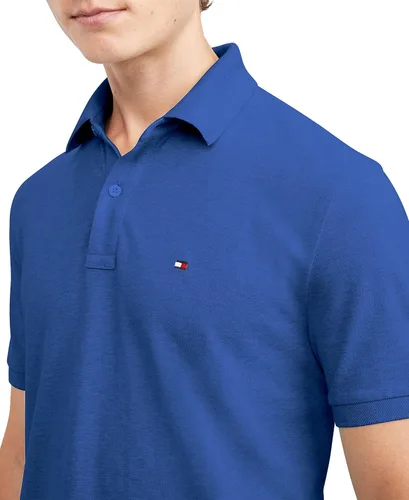 Vista 91 de Tommy Hilfiger Polo de piqué de algodón de manga corta para hombre en ajuste regular