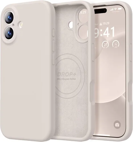 Vista 467 de LOVE 3000 Diseñada para Funda iPhone Air, Silicona Premium [Compatible con Magsafe][Forro de Microfibra Suave Anti-Rayones] Funda Protectora