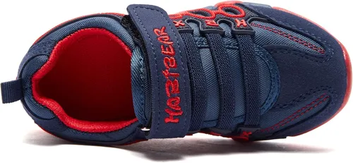 Vista 3 de Addshiny Boys Girls Lightweight Breathable Tennis Walking Sneakers Velcro Sport Athletic Trail Running Shoe for ToddlerLittleBig Kid