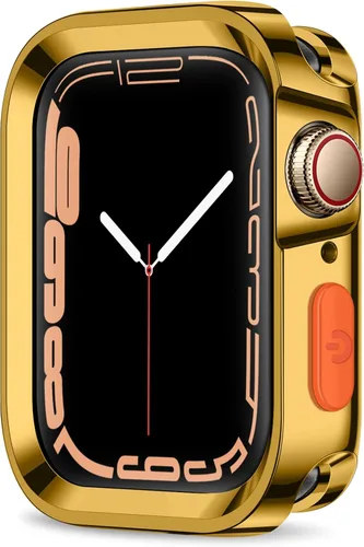 Vista 21 de Estuche Resistente Compatible con Apple Watch Case 41mm 40mm Series 9/8/7/6/5/4/SE3/2/1, Funda Protectora Amortiguadora de TPU Flexible y Suave