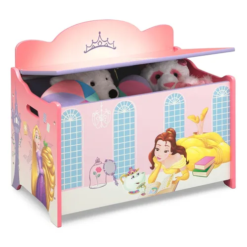Vista 10 de Delta Children Caja de juguetes de lujo, princesa Disney Disney Princess
