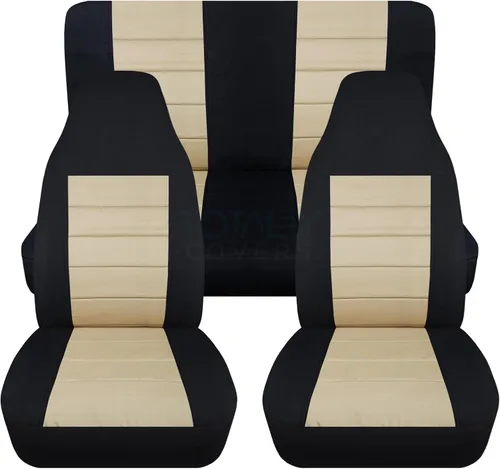 Vista 17 de Fundas para asientos de automóvil, Negro