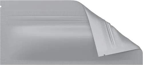 Vista 25 de Bolsas de barrera estilo Mylar – Cremallera con sellado térmico – 100 bolsas (negro brillante/transparente, 0.04 oz - 3 x 4.5 pulgadas)