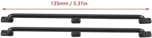 Vista 4 de Carrocería pasamanos de metal izquierda/derecha para 1/10 Escala Rc Crawler Car Upgrade Accesorio