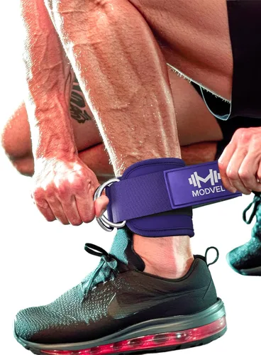 Vista 32 de Modvel Gym Ankle Strap for Cable Machines – Glute & Leg Kickback Ankle Straps for Gym Workouts – Adjustable, Padded Support for Strength Training