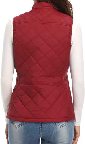 Vista 3 de Argstar Chaleco acolchado ligero con bolsillos con cremallera (XS-2XL)