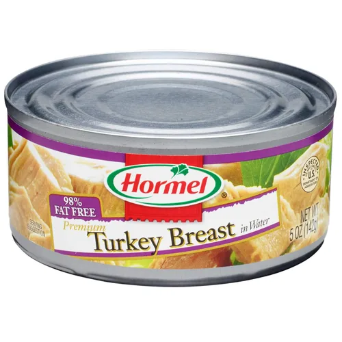 Vista 6 de Hormel Pechuga de pollo prémium en agua con carne de costilla, 98% libre de grasa, latas de 5 onzas (paquete de 12) 98% libre de grasa