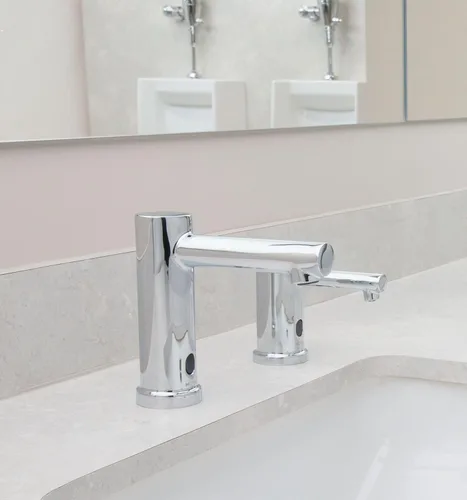 Vista 5 de Moen 8559 Align M-Power - Grifo electrónico para lavabo de baño, sin contacto, manos libres, funciona con sensor, cromado