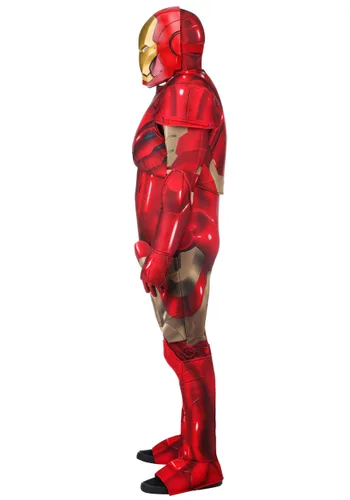 Vista 3 de Disfraz Premium Iron Man Marvel Talla Grande para Hombre Multicolor