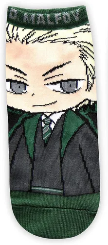 Vista 2 de Harry Potter Anime Character Art JuniorsWomens 5 Pack Ankle Socks