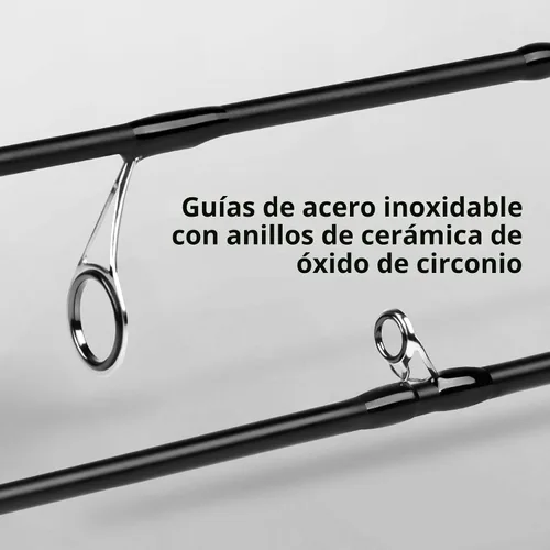Vista 3 de KastKing Crixus Fishing Rods,IM6 Graphite Spinning Rod & Casting Rod W/Zirconium Oxide Ring Stainless Steel Guides, SuperPolymer Handle