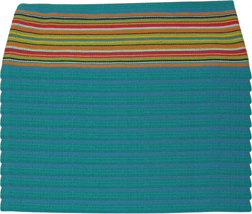 Vista 9 de Toallas de cocina a rayas de salsa Toallas de salsa de algodón absorbente 100% natural Paños de cocina multiusos para cocinar, secar y limpiar