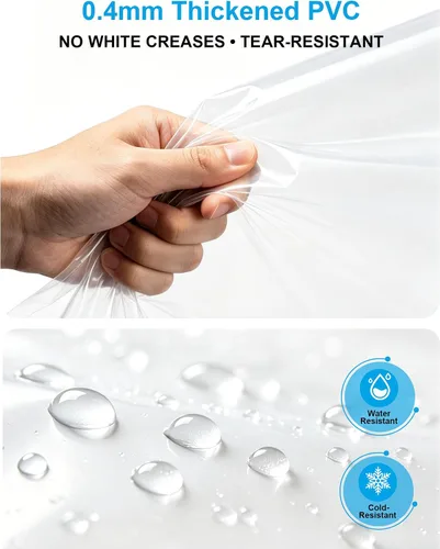 Vista 5 de Mochila transparente para eventos en estadios, aprobada para estadios de 12 x 8 x 4 See Through Backpack with Breathable Shoulder Straps