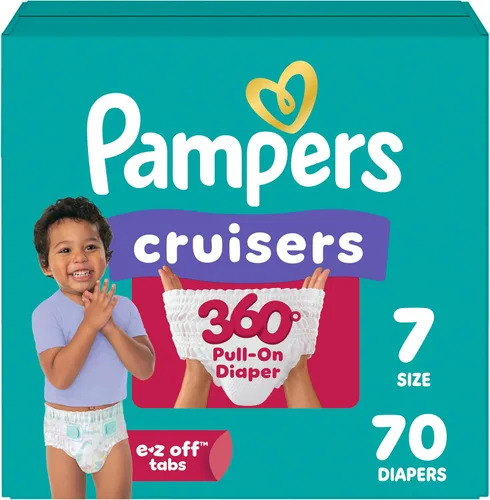 Vista 17 de Pampers Cruisers 360 Pañales - Talla 3, 26 unidades, pañales desechables para bebé, ajuste sin huecos