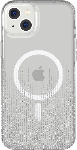 Vista 13 de tech21 iPhone 14 Evo Sparkle compatible con MagSafe® - Funda brillante y resistente a los arañazos con protección contra caídas de 12 pies
