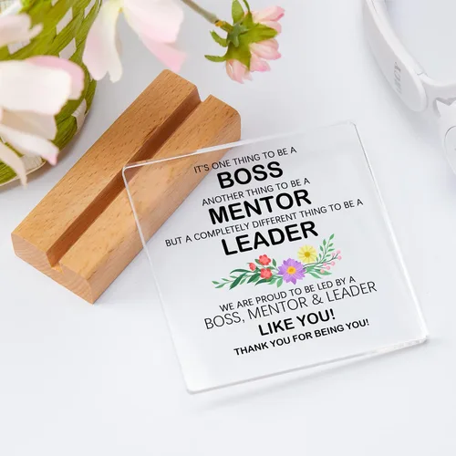 Vista 3 de Regalos de jefe para hombres y mujeres, regalos para decoración de escritorio de oficina jefe, regalos de despedida de jubilación para supervisor