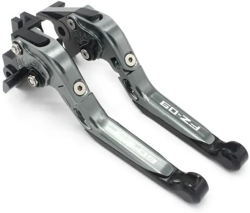 Vista 7 de TEMKIN W para Yamaha FZ09 FZ 09 FZ-09 2014 2015 2016 2017 motocicleta CNC ajustable plegable extensible freno embrague palancas Y (Color : H)