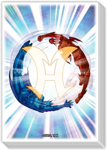 Vista 2 de Yu-Gi-Oh! - Fundas para cartas de héroe elemental (paquete de 50) - Fundas para cartas de Konami