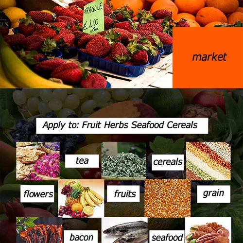 Vista 7 de Máquina deshidratadora de alimentos de 20 capas, secadora de frutas y verduras de acero inoxidable, deshidratador comercial de frutas y verduras