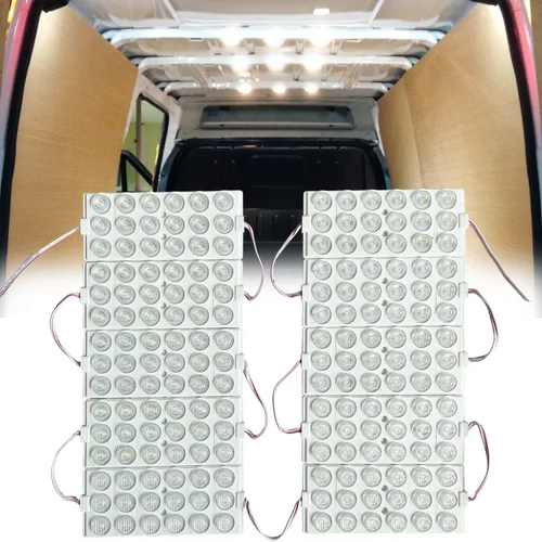 Vista 9 de Ampper Luz interior de furgoneta de 12V 90 LED, color blanco