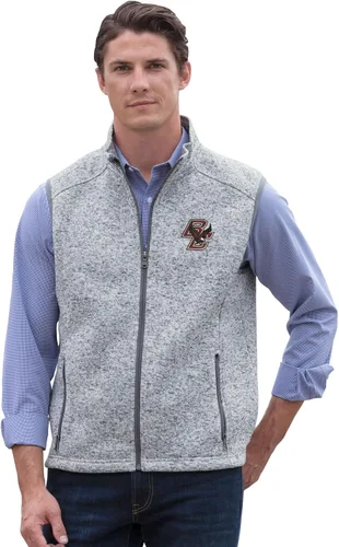 Vista 11 de Vantage Apparel NCAA mens Collegiate Premium Summit Sweater Fleece Vest