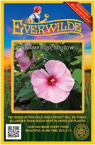 Vista 4 de Semillas de flores silvestres nativas de malva de pantano de 1 onza - Gold Vault