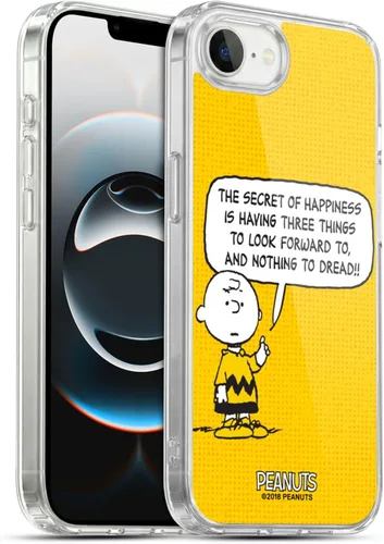 Vista 181 de Head Case Designs Funda de gel suave con licencia oficial de Peanuts Autumn Charlie Brown compatible con Apple iPhone 7 Plus/iPhone 8 Plus