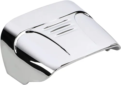 Vista 2 de Cubierta de plástico ABS cromado para luz trasera, sin ranuras, compatible con Harley Wide Glide Touring Street Electra Glide Road King Glide