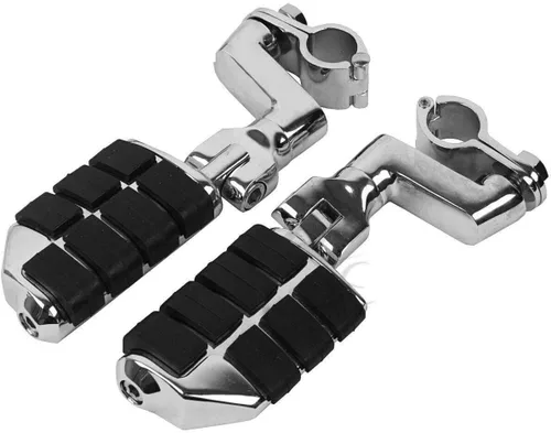 Vista 25 de TCT-MOTORPARTS Soportes de clavijas de pie de barra de carretera negro para Harley Touring 22/25/32/1.378 in