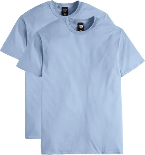 Vista 12 de Hanes playera Nano de algodón premium para hombre (paquete de 2 unidades)