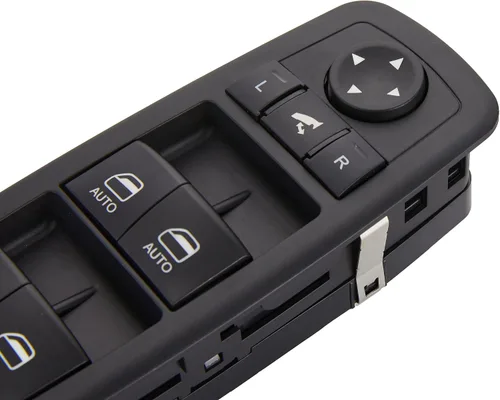 Vista 4 de Interruptor de ventana eléctrica. 11 pines de metal. Se ajusta para 2014-2018 Jeep Grand Cherokee. 68184803AC. Interruptor maestro de control