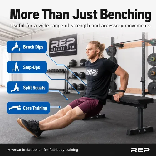 Vista 8 de Rep Banco plano fitness – FB-3000