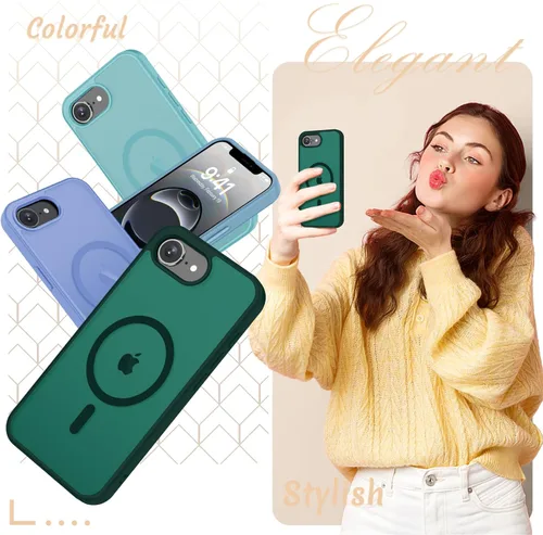 Vista 1092 de Funda para Google Pixel 10 Pro XL, cubierta magnética mate, color negro Fit for MagSafe, Screen Protector included, Shockproof Military Grade