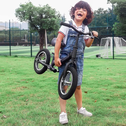 Vista 5 de Balance Bike 2 in 1,The Dual Use of a Kids Balance Bike and Toddler Bike, for 2 3 4 5 6 7 Years Old -12 14 16 Inches with Training Theory, Brake