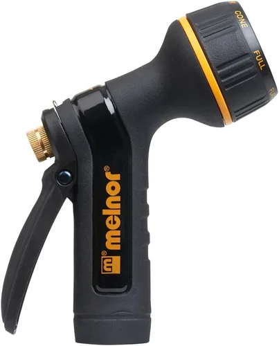 Vista 8 de Boquilla de manguera Melnor, pulverizador de agua de metal para servicio pesado, Serie XT200