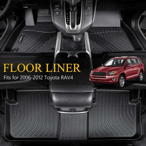 Vista 180 de Tapetes de piso para todo clima y forro de carga con respaldo para Chevrolet Suburban de 7 asientos 2021-2025 / GMC Yukon XL de 7 asientos