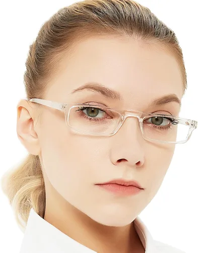 Vista 10 de OCCI CHIARI Gafas de lectura para mujer TR90 lector para hombres 1.0 1.25 1.5 1.75 2.0 2.25 2.5 2.75 3.0 3.5 4.0 5.0 6.0 (azul, 100)