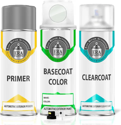 Vista 14 de ERA Paints 51E - Aspen White para SUBARU Exact Match Automotive Touch Up Paint Spray - 2K Premium Kit
