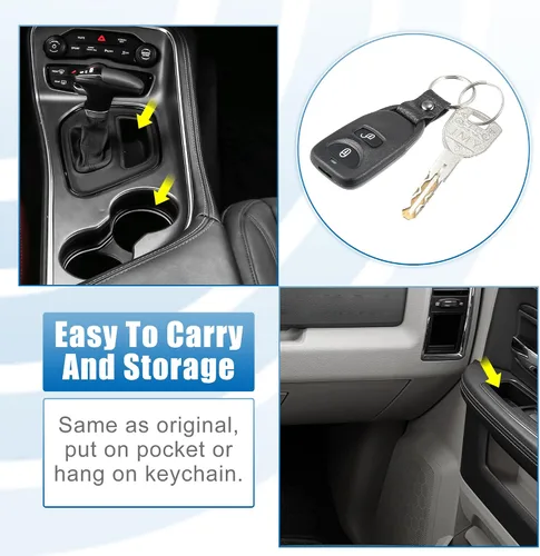 Vista 6 de X AUTOHAUX OSLOKA-320T OSLOKA-320T de 3 botones de entrada sin llave de control remoto llavero de proximidad para Hyundai Tucson 2005-2009 313.8MHz