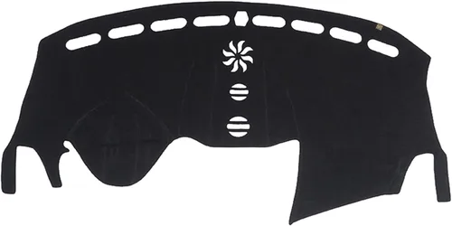 Vista 38 de AUQDD Funda de Cubierta de Tablero Compatible con 2004 2005 2006 2007 2008 2009 2010 Toyota Sienna, Alfombra de Tablero de Franela Negra Negro