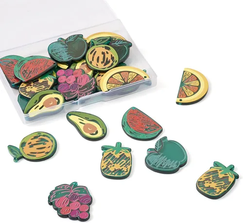 Vista 14 de Craftdady Colgantes de Resina de Alas de Mariposa y Alas de Hada - Lindos Colgantes Colgantes de Animales y Dijes de Hongos - Dijes Degradados