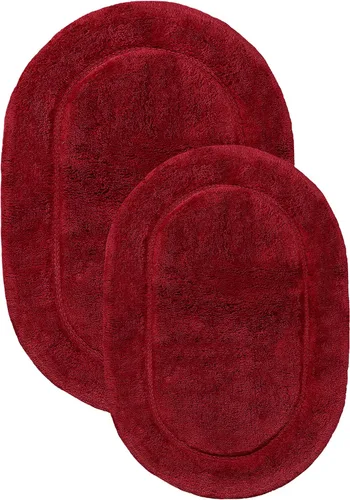 Vista 64 de Superior Cotton Washable Bath Rug, Non Slip Runner, 1 Piece Set, Black Absorbent Combed Cotton Bath Rug Runner or Rug Set, Bathroom Vanity or