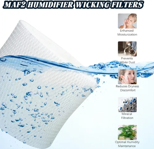Vista 6 de MAF2 Filtro humidificador de repuesto para AIRCARE Essick Air Moist Air MA0800 MA0600 MA08000 MA0601 para Kenmore 15408 15508 154080 17006 29706